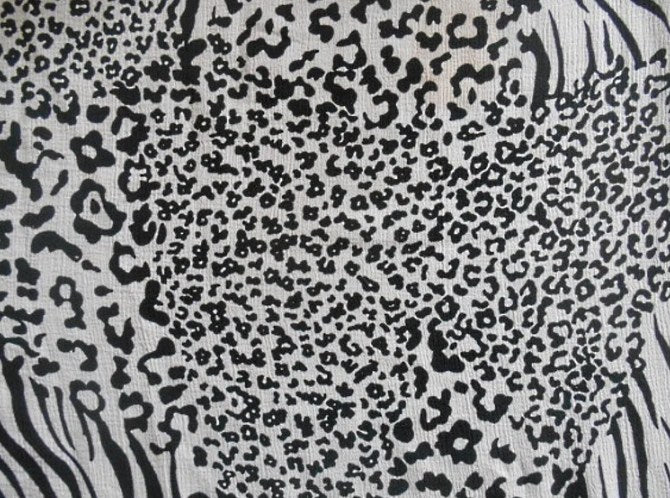 Black Visor Bandana Predator Print Accent