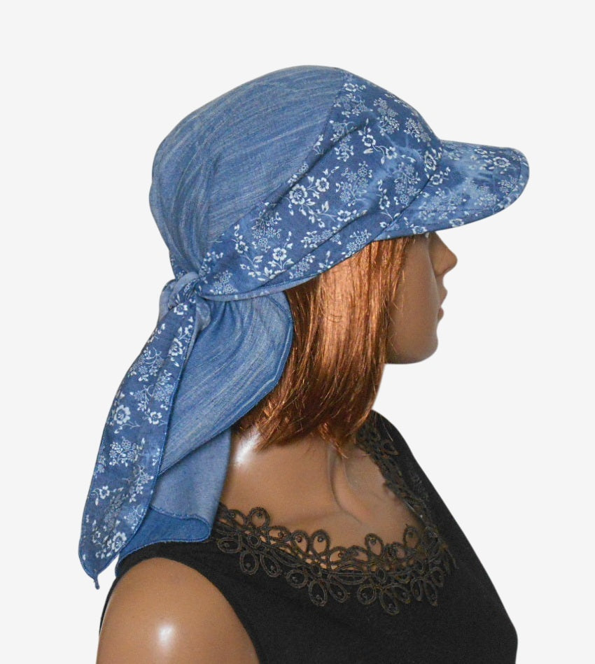 Denim Bandana Visor
