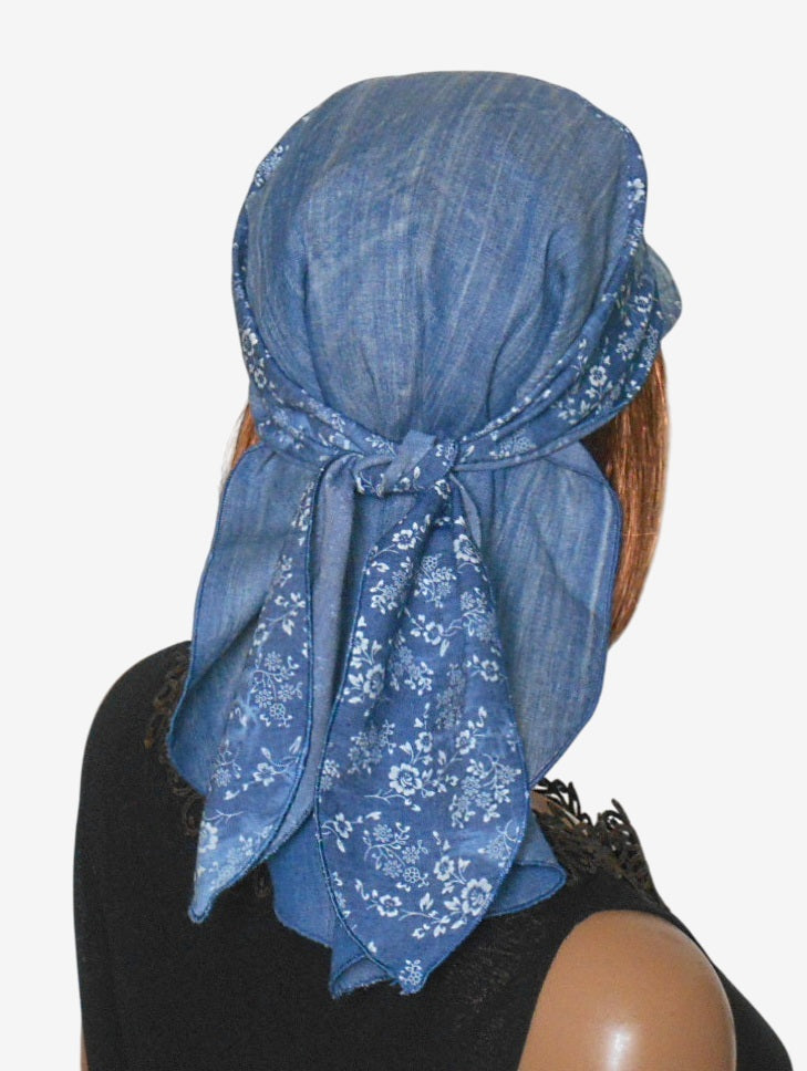 Denim Bandana Visor
