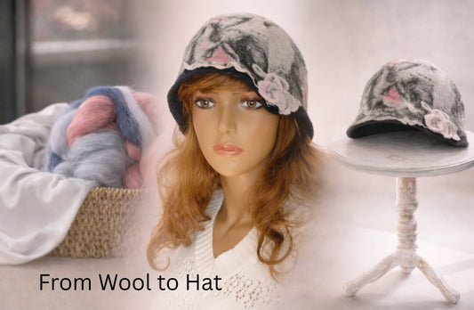 Handmade Felted Hats – Unique Wool Hats for Women