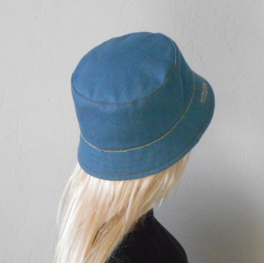 Denim bucket hat