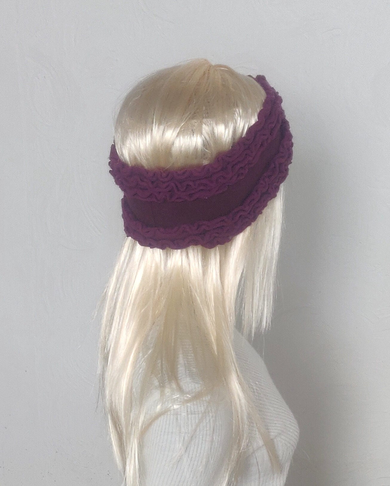 Burgundy Winter Headband