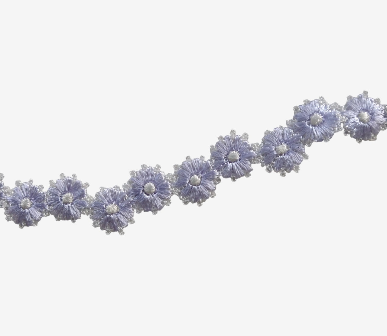 White blue visor bandana