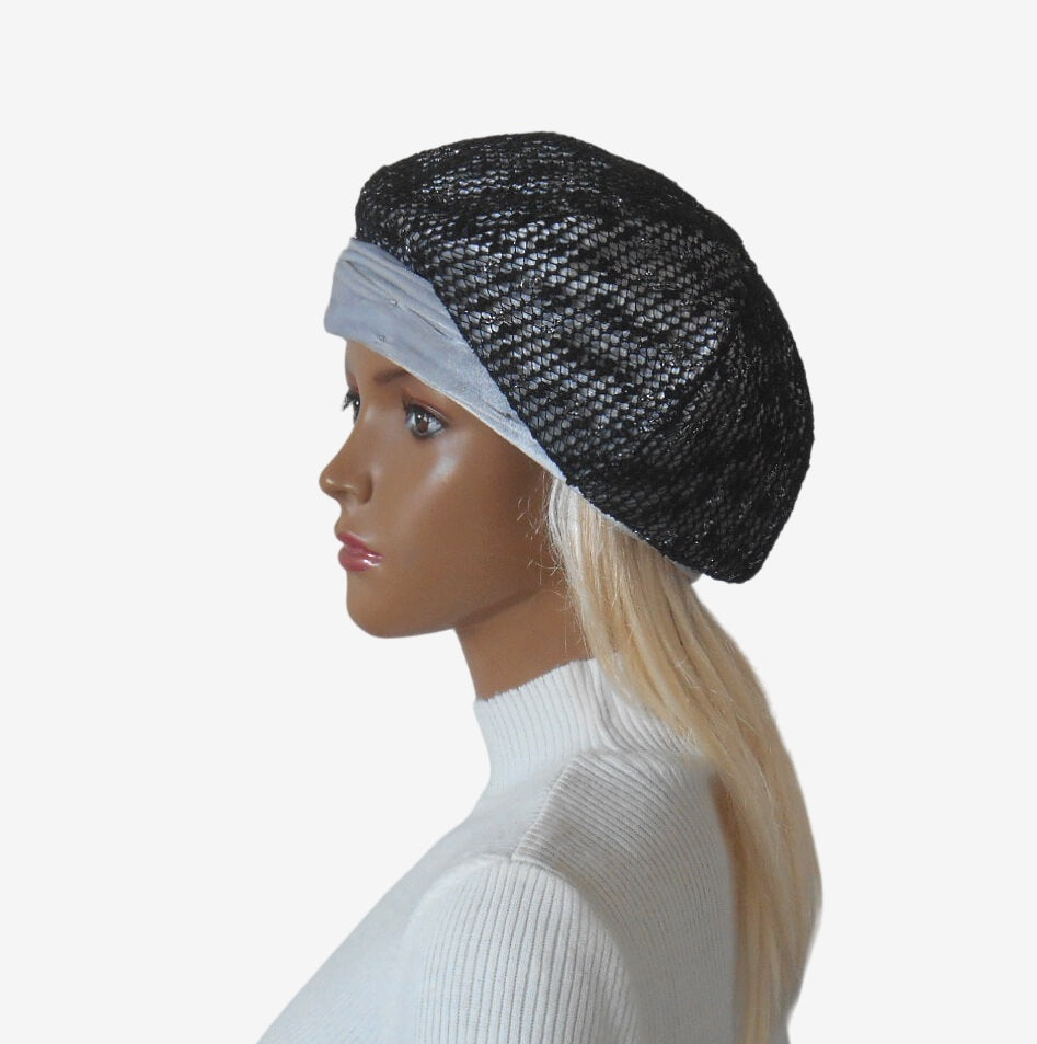 Black&Gray warm beret