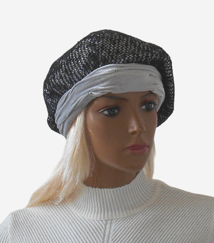 Black&Gray warm beret