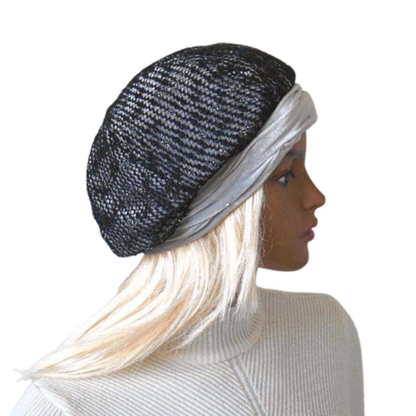 Black&Gray warm beret