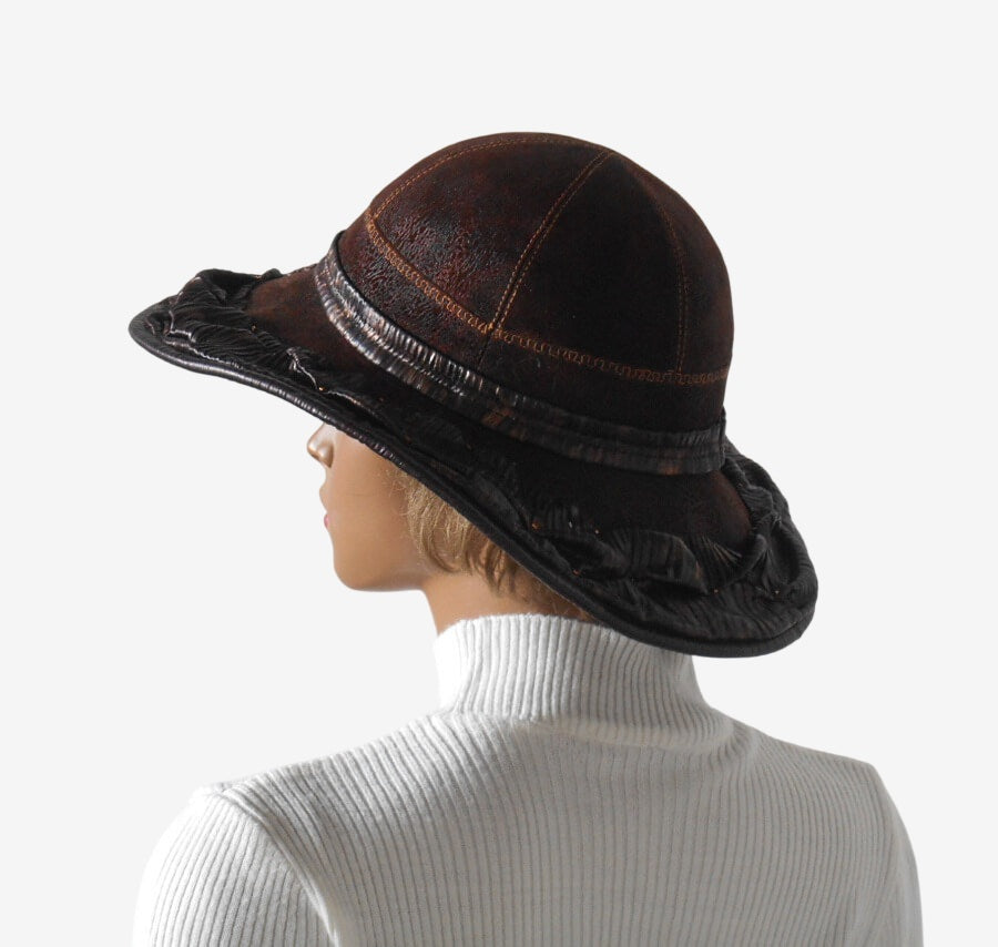 Warm brown hat