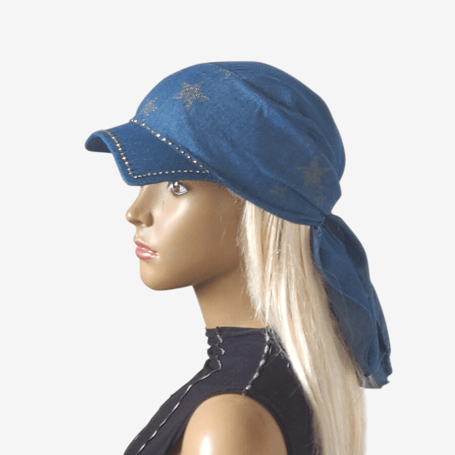 Denim Visor Bandana
