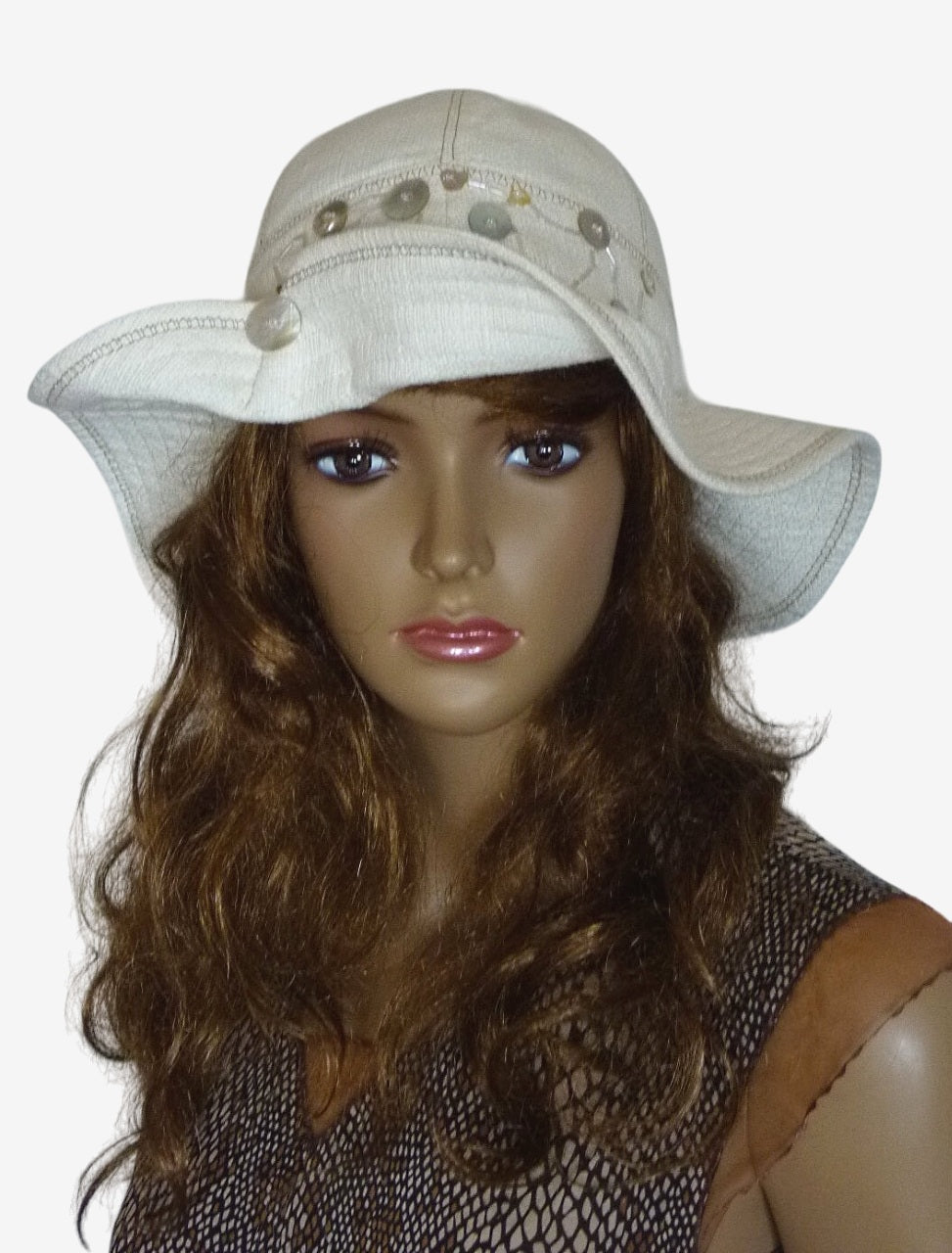 White Linen hat