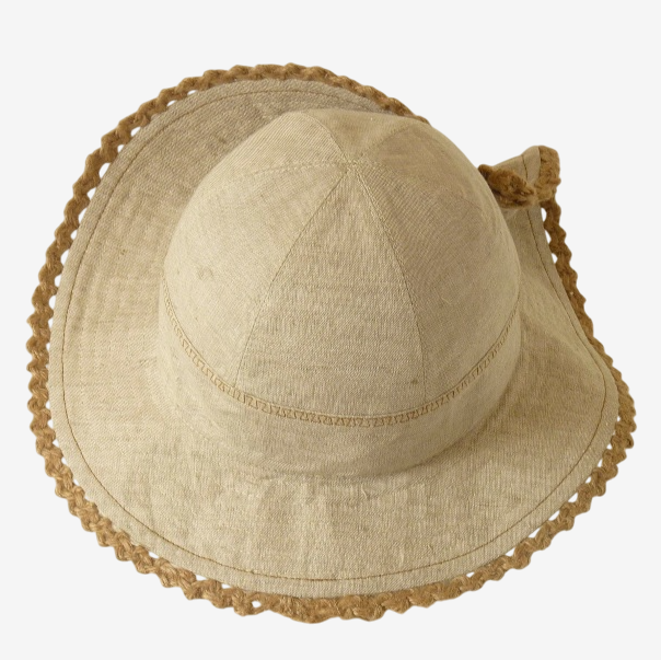 linen summer hat
