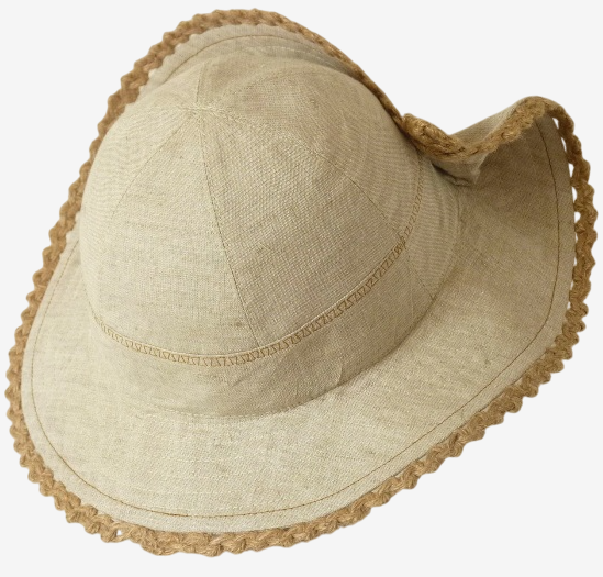 linen summer hat