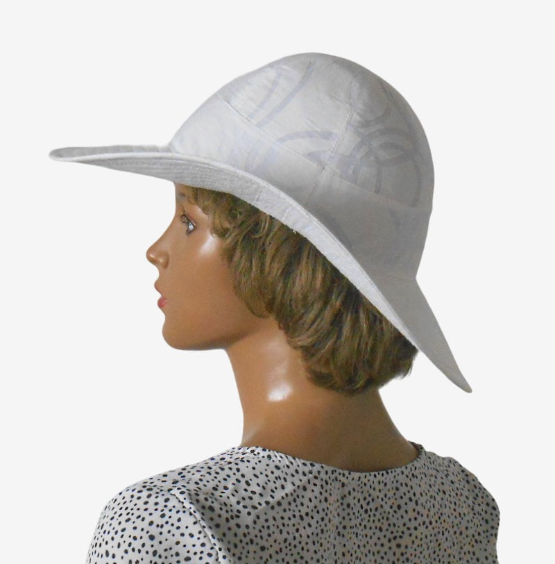 White cotton hat