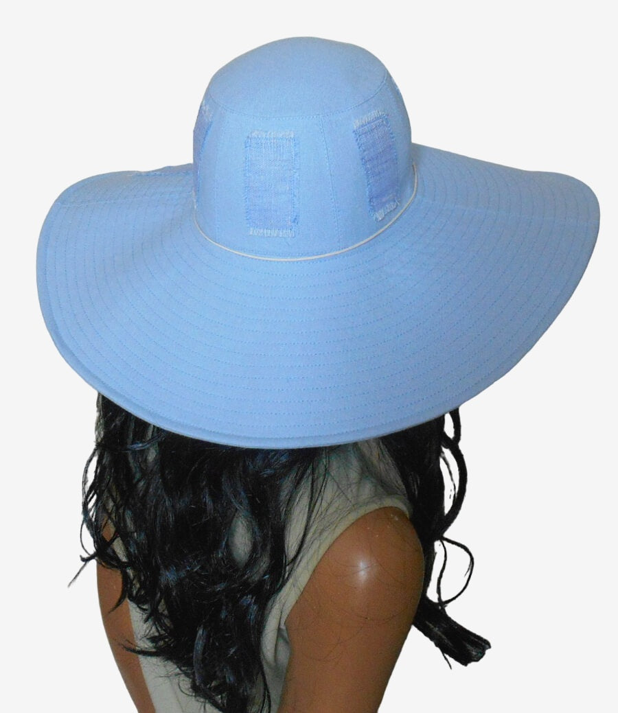 Blue Beach Hat